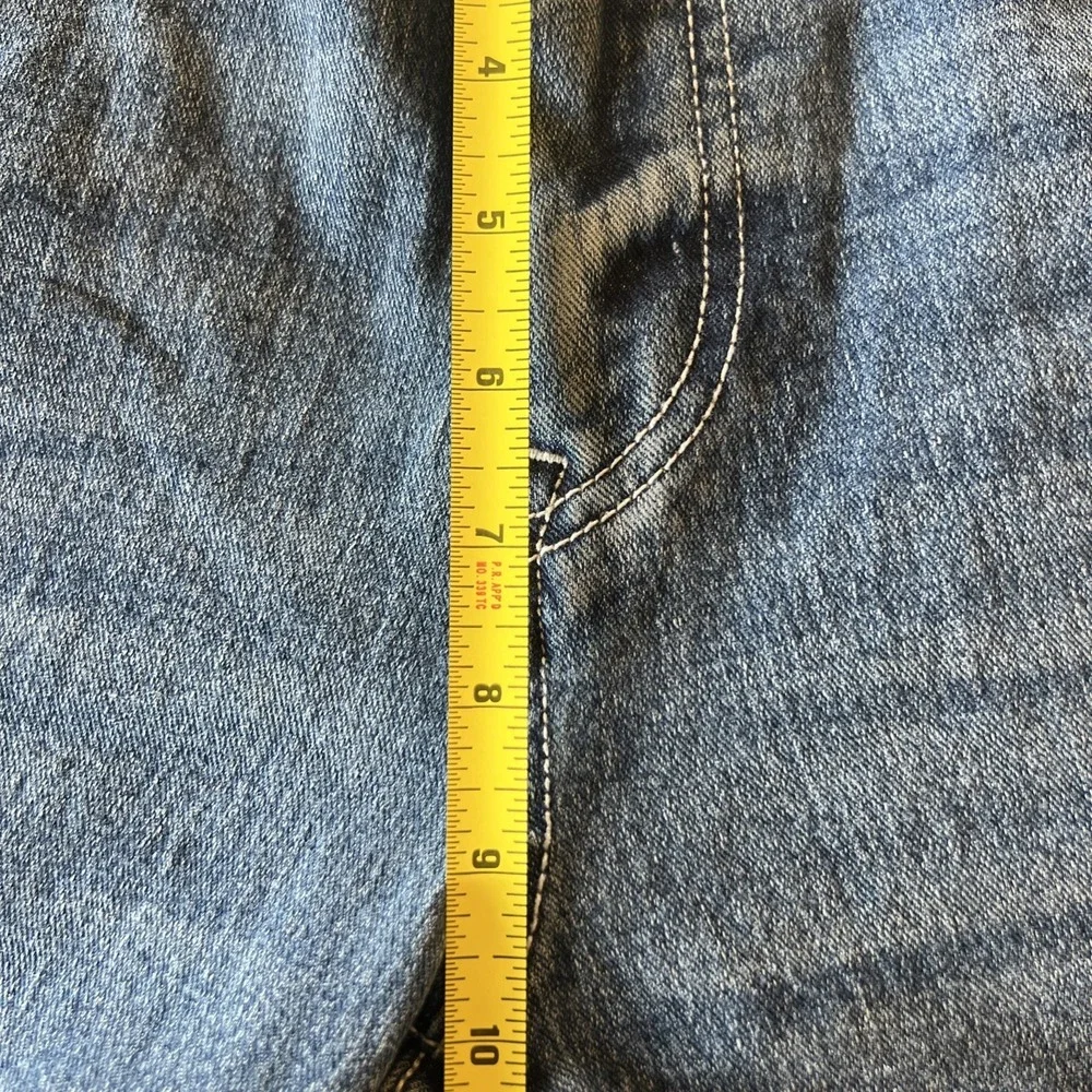 True Religion Jeans Geno Mens 32 Relaxed Slim Flap Pockets